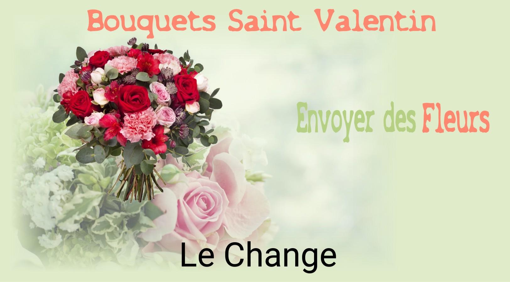 Roses de Saint-Valentin livrées à Le Change